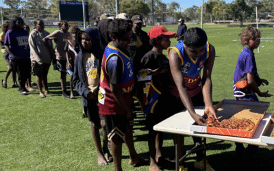 Our Arlparra kids head to Alice for some footy fun!